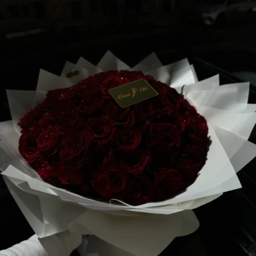 Bouquet de Roses Rouges Luxe