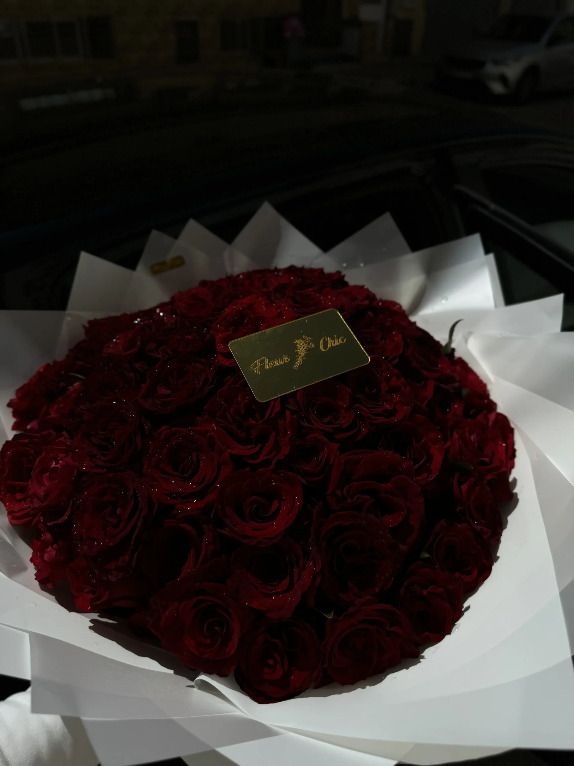 Bouquet de Roses Rouges Luxe