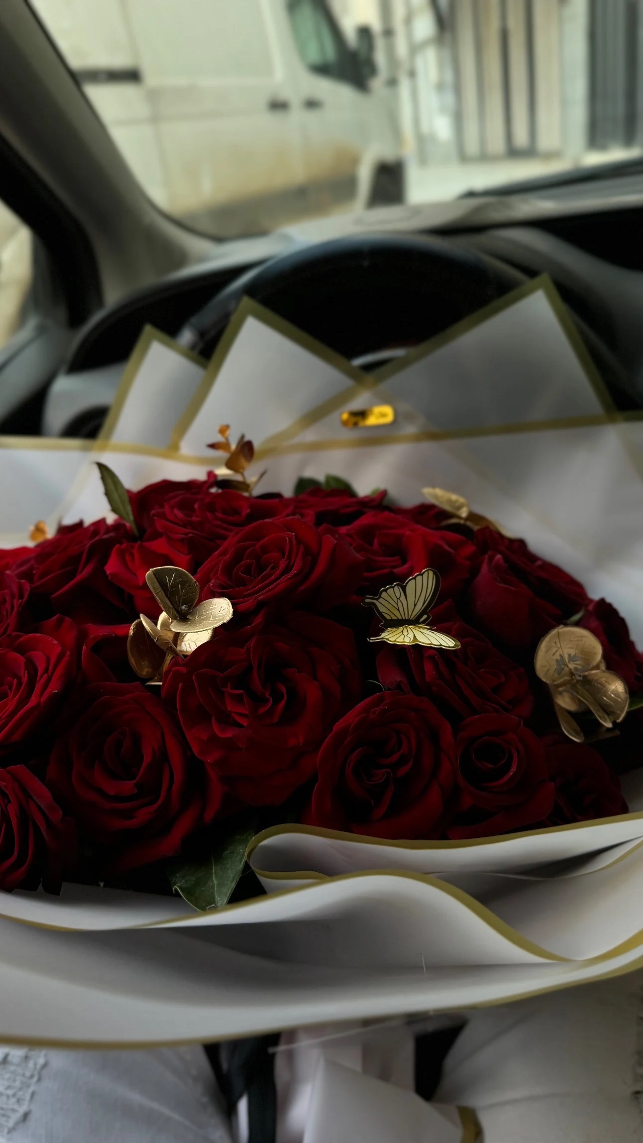 Bouquet de Roses Rouges Luxe