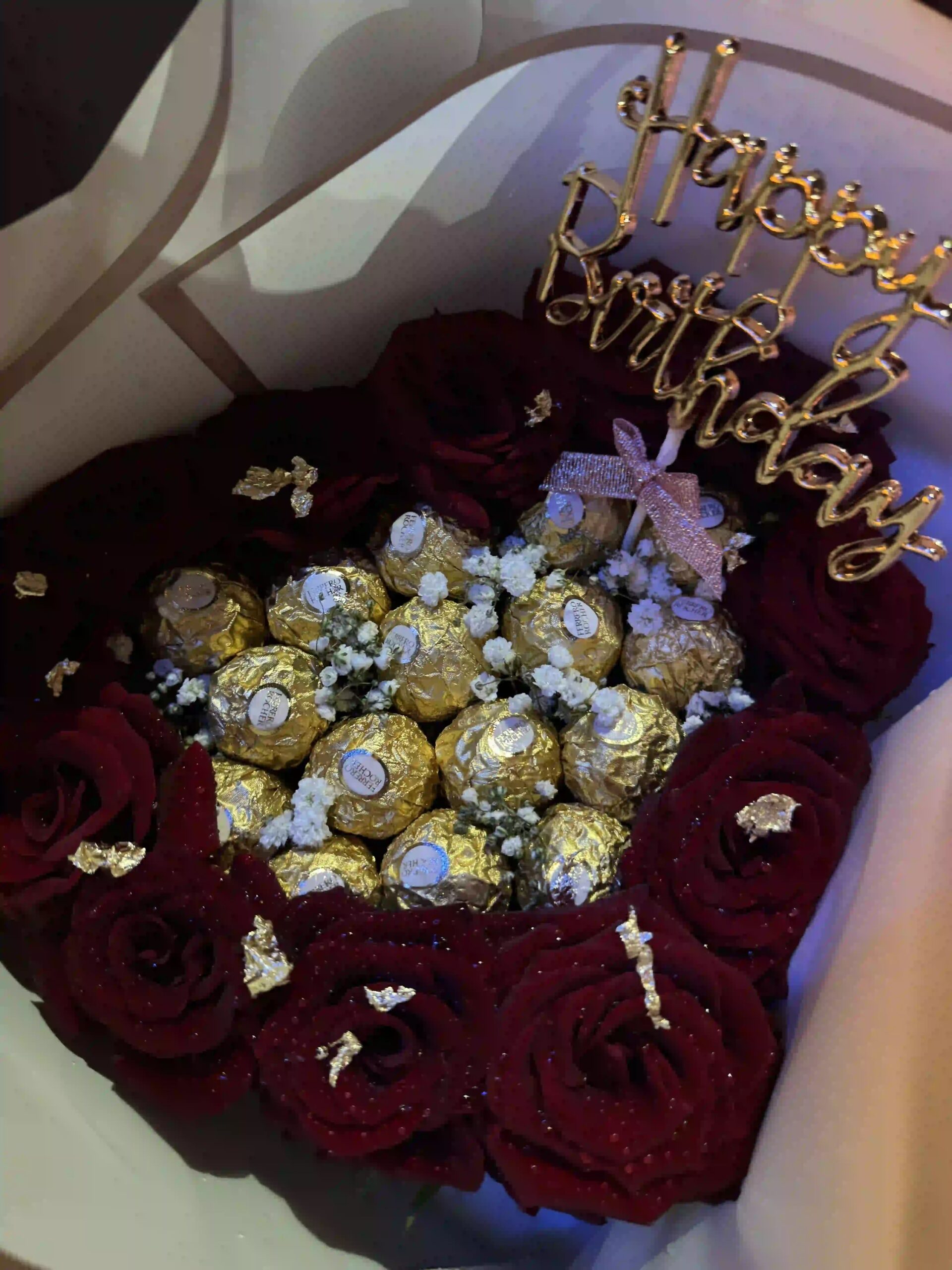 Boite anniversaire chocolat