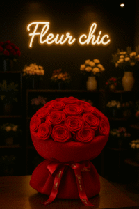 Bouquet redscarf trend