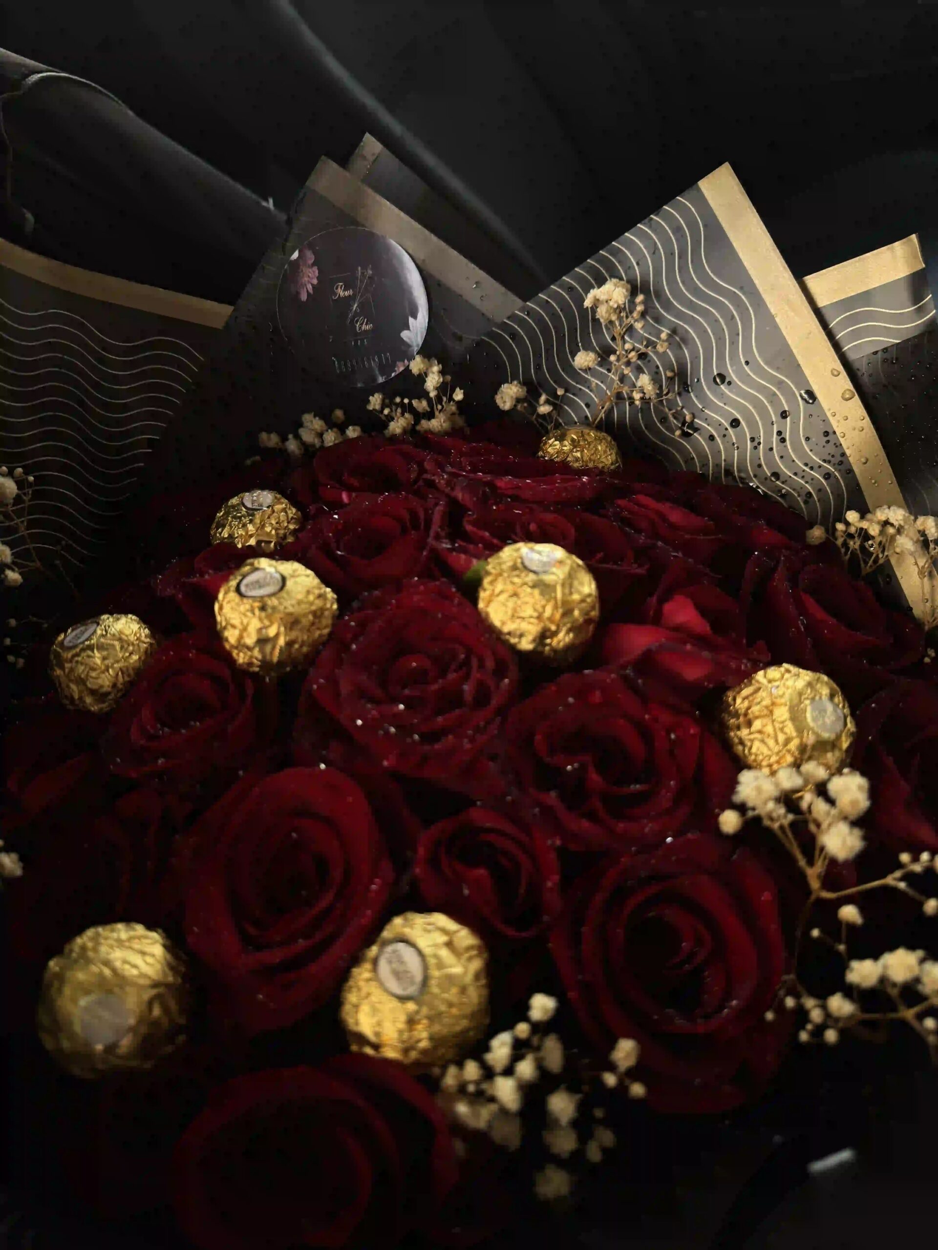 Bouquet rouge Ferrero