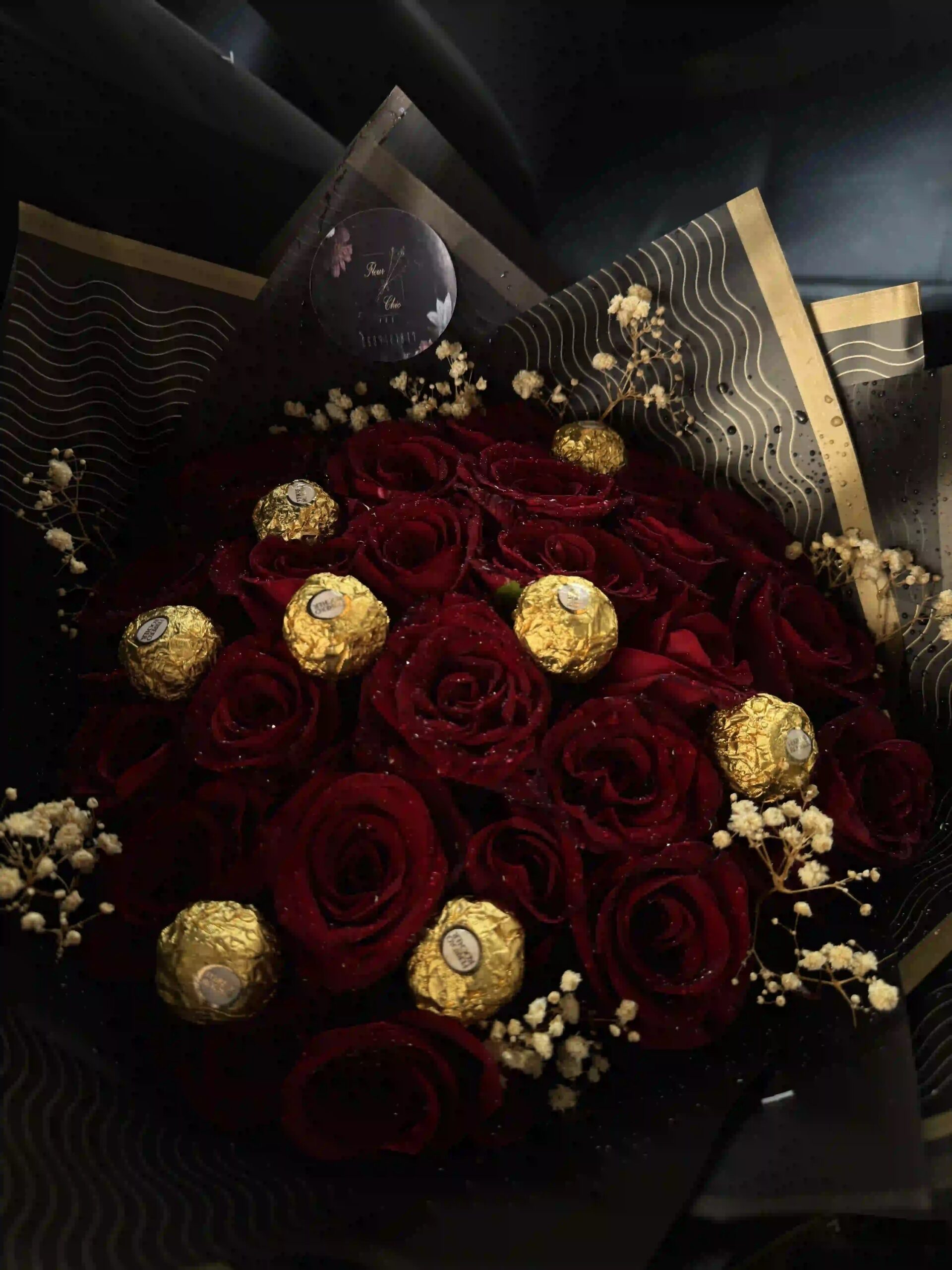 Bouquet rouge Ferrero